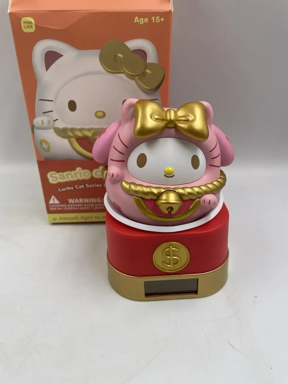 Sanrio Characters Lucky Cat Series Light Movable Fun - My Melody